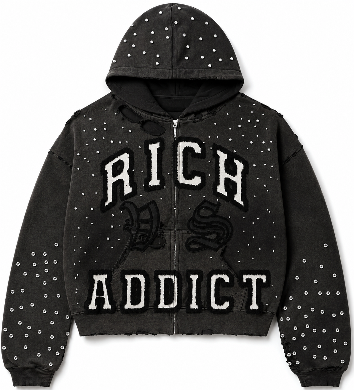Rich Vs Addict Hoodie