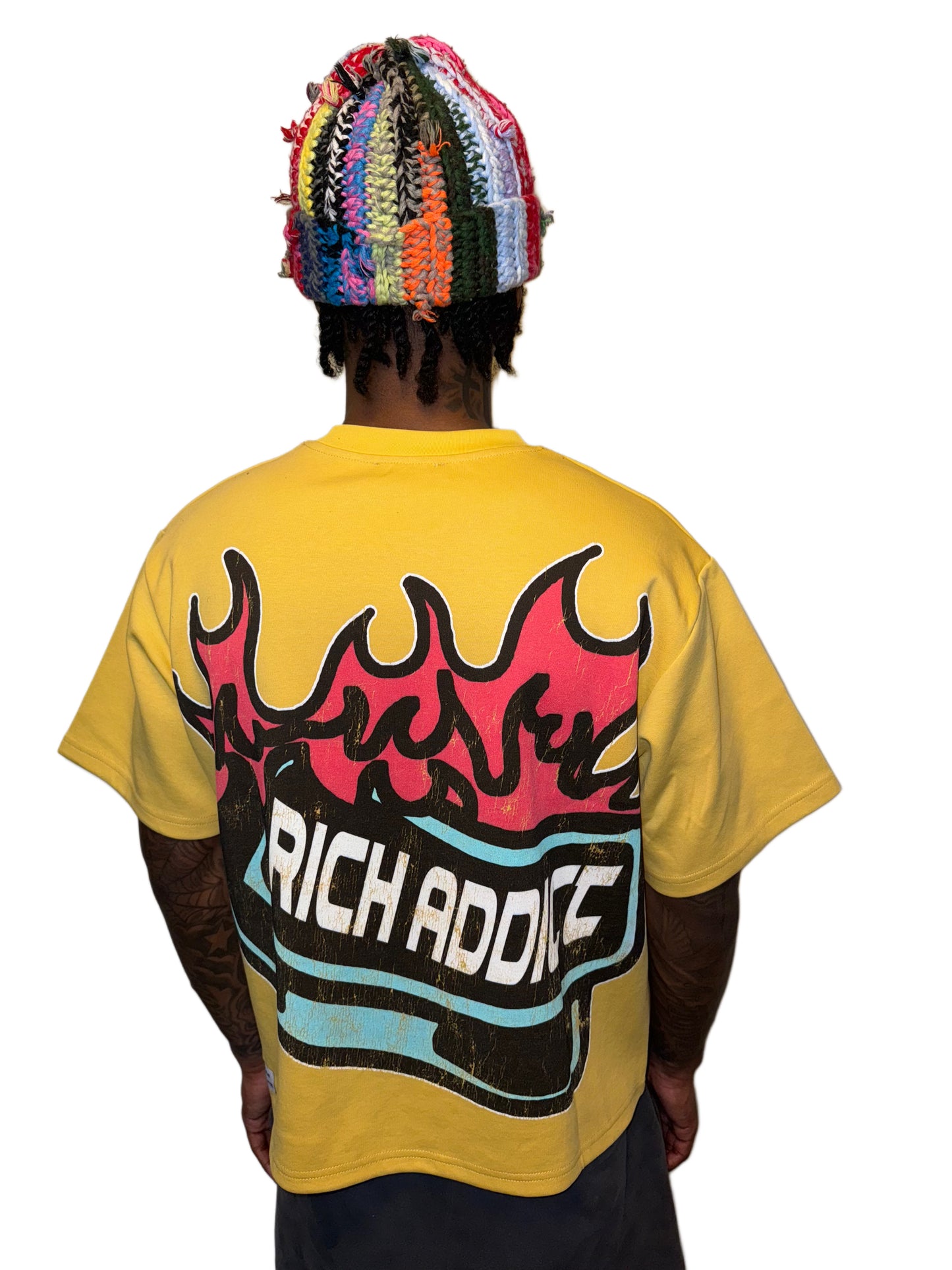 Rich Addict Oversized Trippy Shirt
